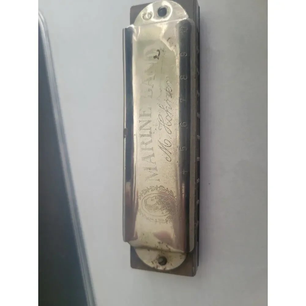 Vintage Harmonica Marine Band Made By Hohner Germany Key Of C - Picture 4 of 12